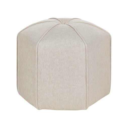 Puf lniany 45 cm beżowy WISHEK