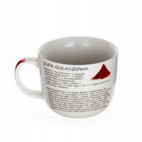 KUBEK miska na zupę DO ZUPY 730 ml GULASZOWA