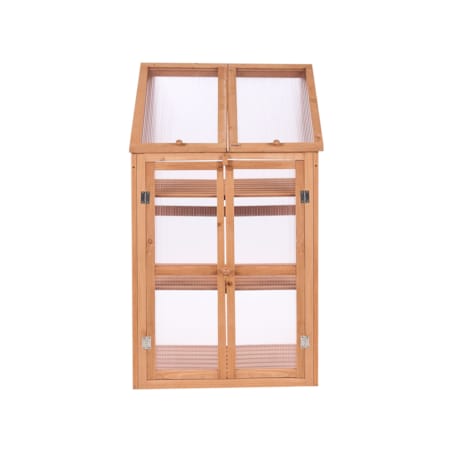Szklarnia balkonowa VOLVERA Drewno jodłowe Jasnobrązowy 49 cm