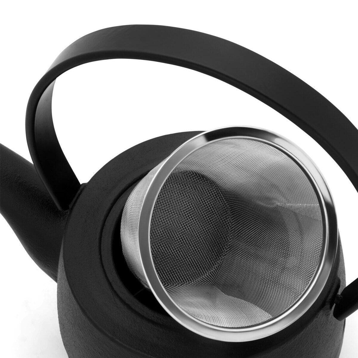 Dzbanek żeliwny do herbaty Kobe 1,2L - czarny / Bredemeijer