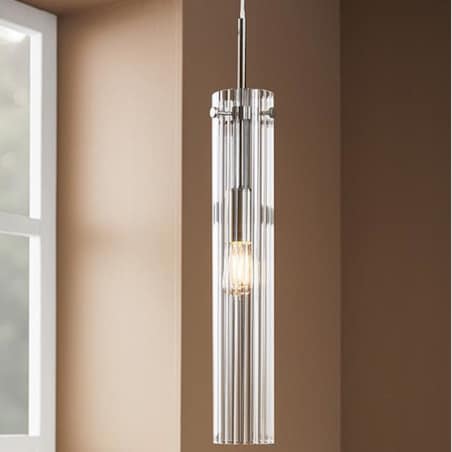 Loftowa LAMPA wisząca TUBO 108112 Markslojd szklana OPRAWA tuba zwis stal przezroczysty