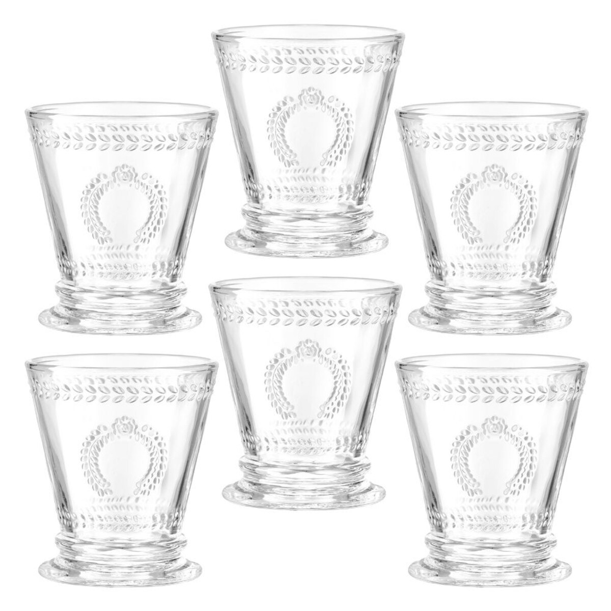 VILLA ITALIA Zestaw szklanek 240 ml 6 sztuk MERIDA