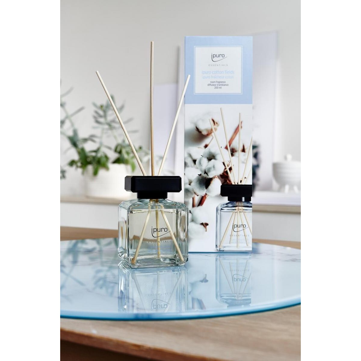 Dyfuzor zapachowy ipuro ESSENTIALS, Cotton Fields, 200 ml