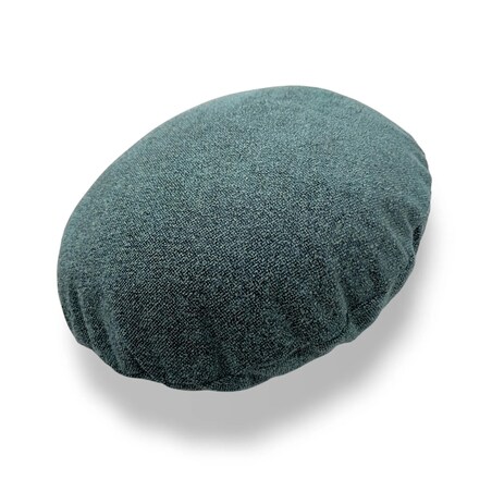 Okrągła ciemnozielona poduszka dekoracyjna 45 cm Ronda