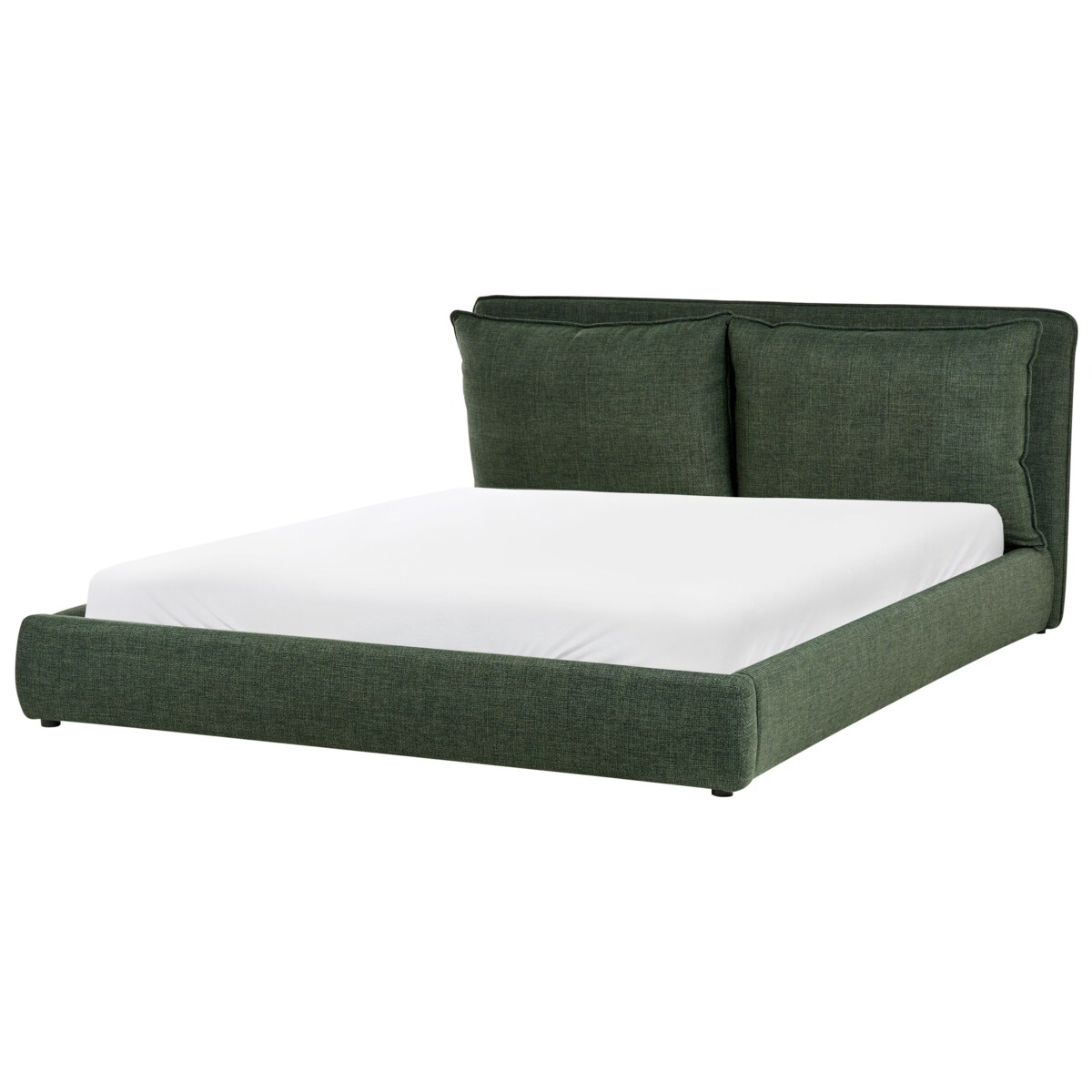 Łóżko BAJONNA 180 x 200 cm Ciemnozielony