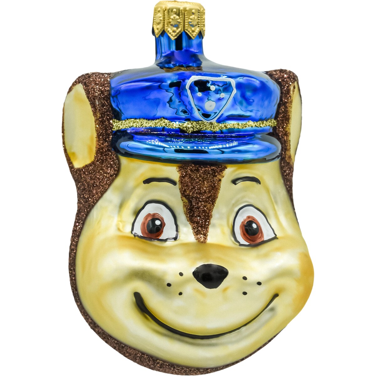 Bombka choinkowa: Pies policjant na patrolu