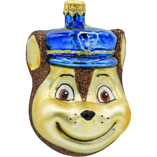 Bombka choinkowa: Pies policjant na patrolu