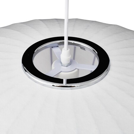 Lampa wisząca SILK FLAT biała 60 cm