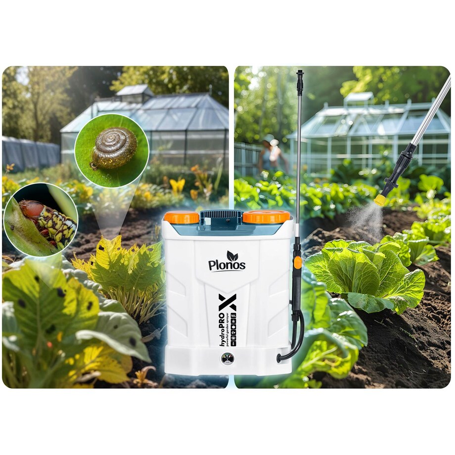 Opryskiwacz akumulatorowy Plonos PL-602 plecakowy elektryczny 16L 460200