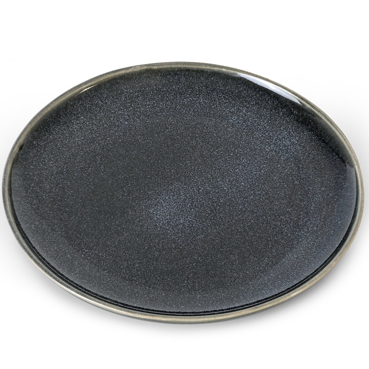 EDA Zestaw śniadaniowy 6 os. (18 el.), niebieski/szary/beżowy