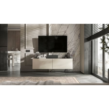 Wisząca Szafka RTV Komoda Loft Industrialna Kaszmir MAT 120 cm