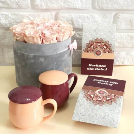 Zestaw kaw dla Babci - prezent podarunek dla babci z kawą smakową aromatyzowaną 10 smaków x 10g - prezent upominek na Dzień Babci i nie tylko