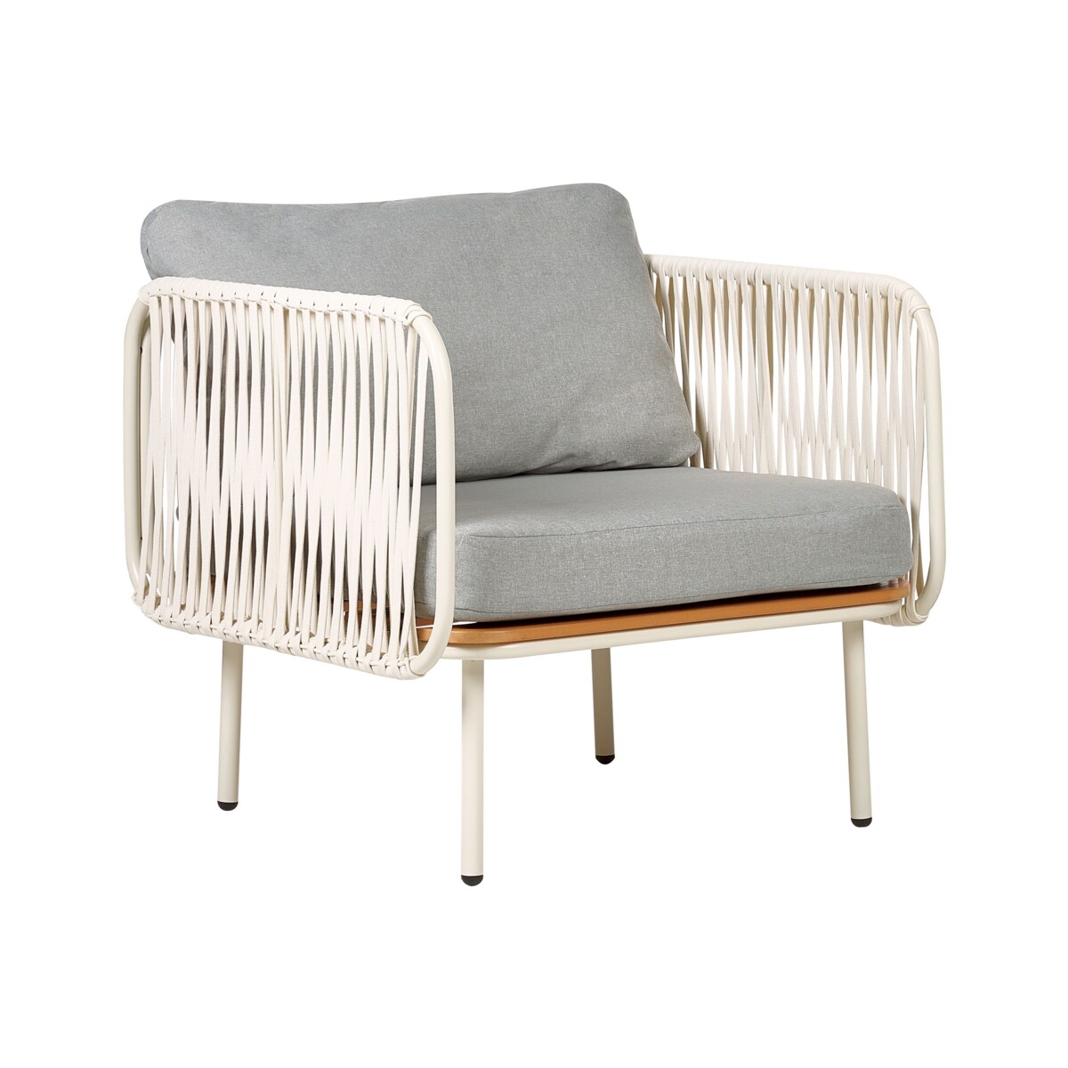 Krzesło ogrodowe Szary SENISE