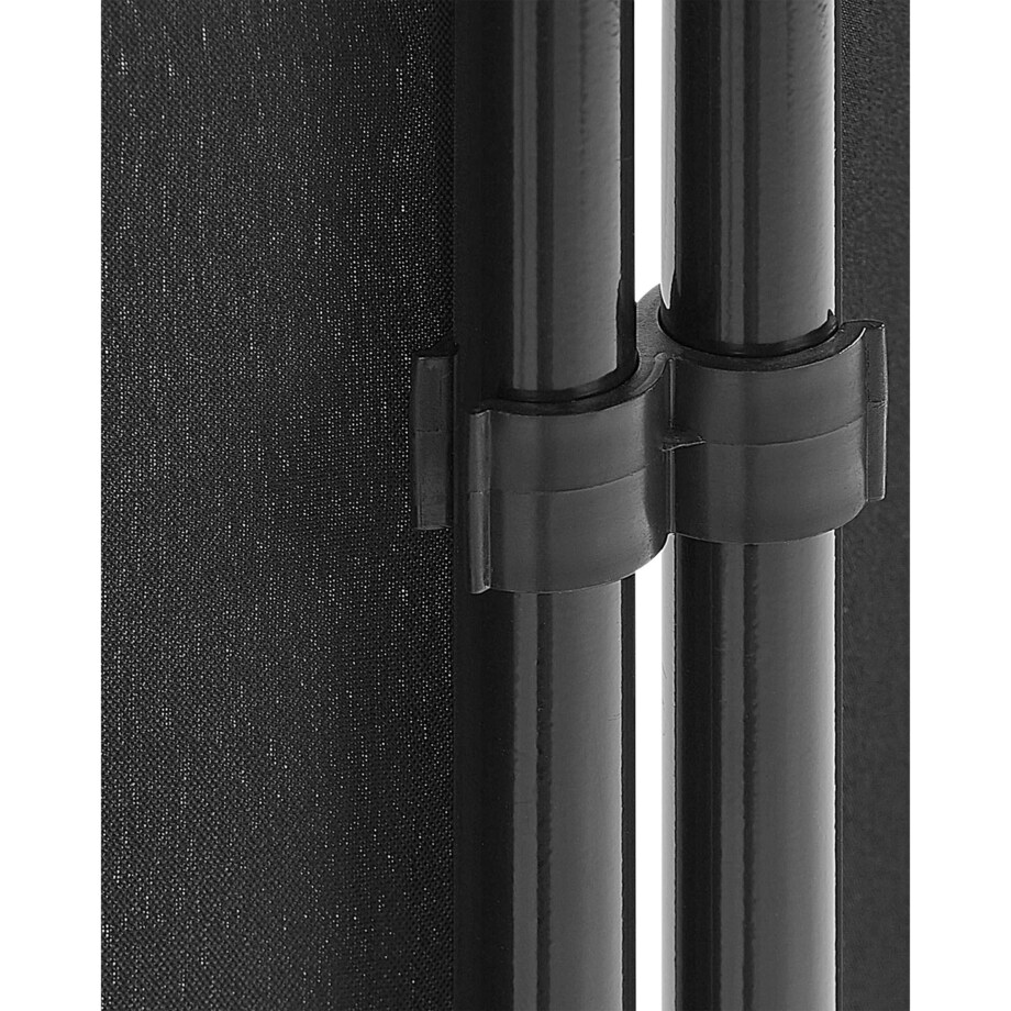 3-panelowy składany parawan pokojowy 160 x 170 cm czarny NARNI