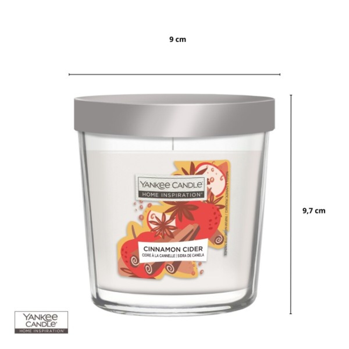 HI VALUE świeca średnia CINNAMON CIDER