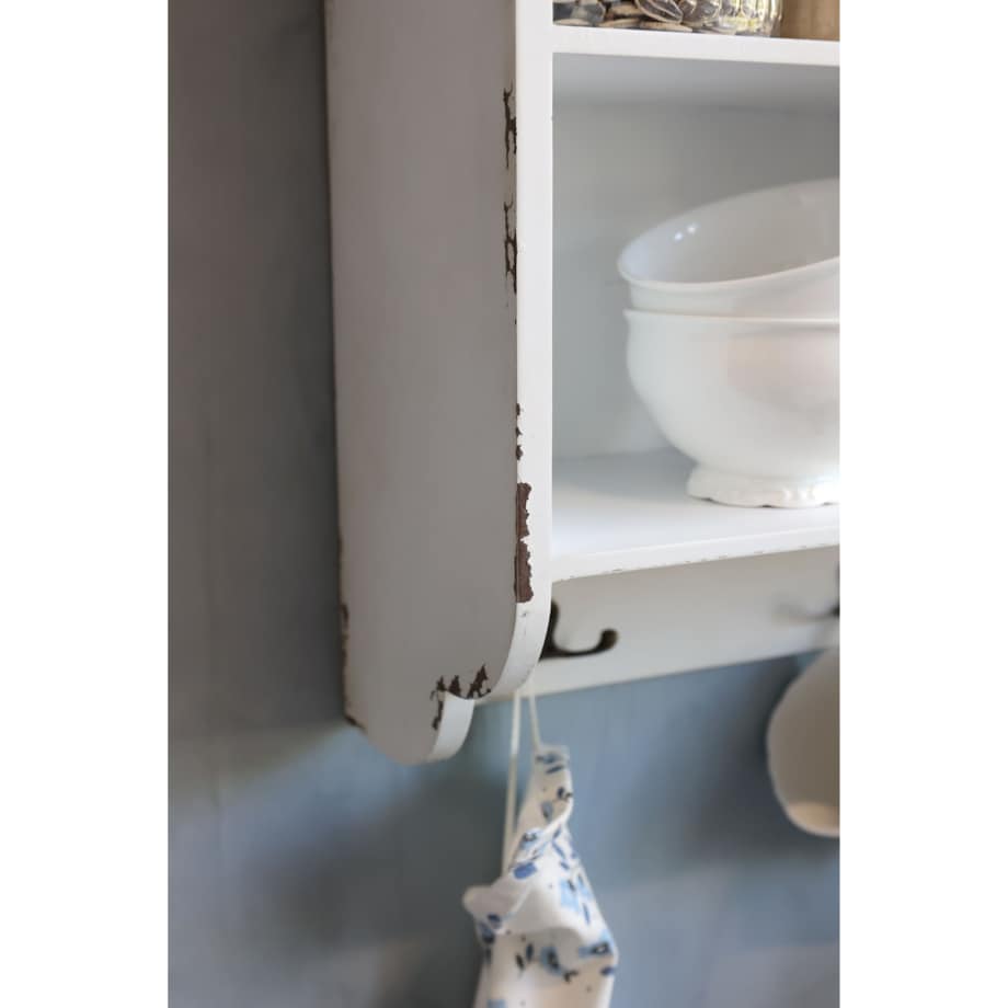 Szafka wisząca drewniana postarzana Chic