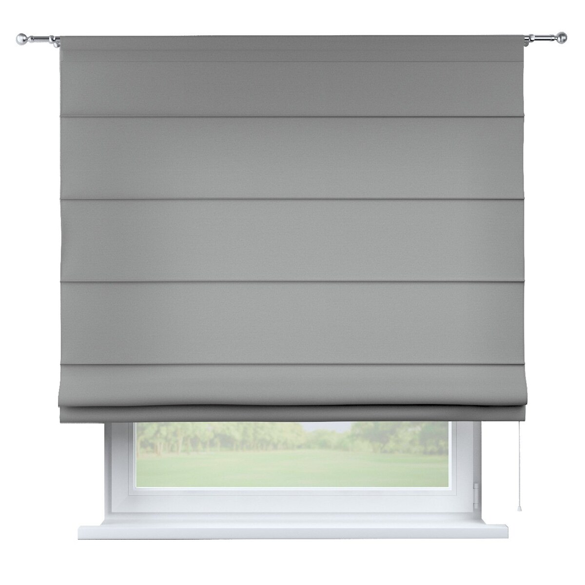 Roleta rzymska Torino, szary, Loneta