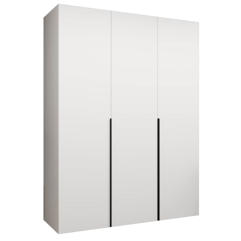 Szafa uchylna otwierana ALICANTE 1 150 wys. 202 cm Biały + u. Czarny