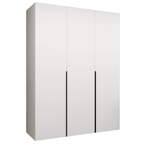 Szafa uchylna otwierana ALICANTE 1 150 wys. 202 cm Biały + u. Czarny