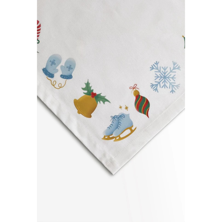 Obrus świąteczny - minimalistyczne święta - 100x100