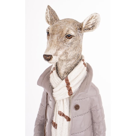 Figurka bożonarodzewniowa Pani Sarna 37x10,5x9 cm