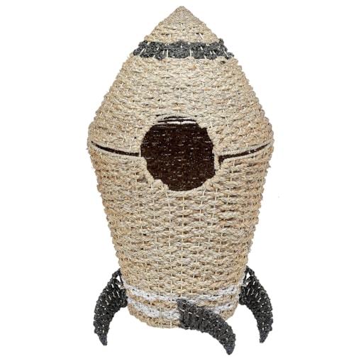 Kosz pleciony rakieta z trawy morskiej naturalny PAARL