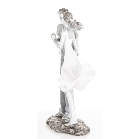 Dekoracja - figurka 24,5x14x7,5 cm PARA - dłonie pokazują serce