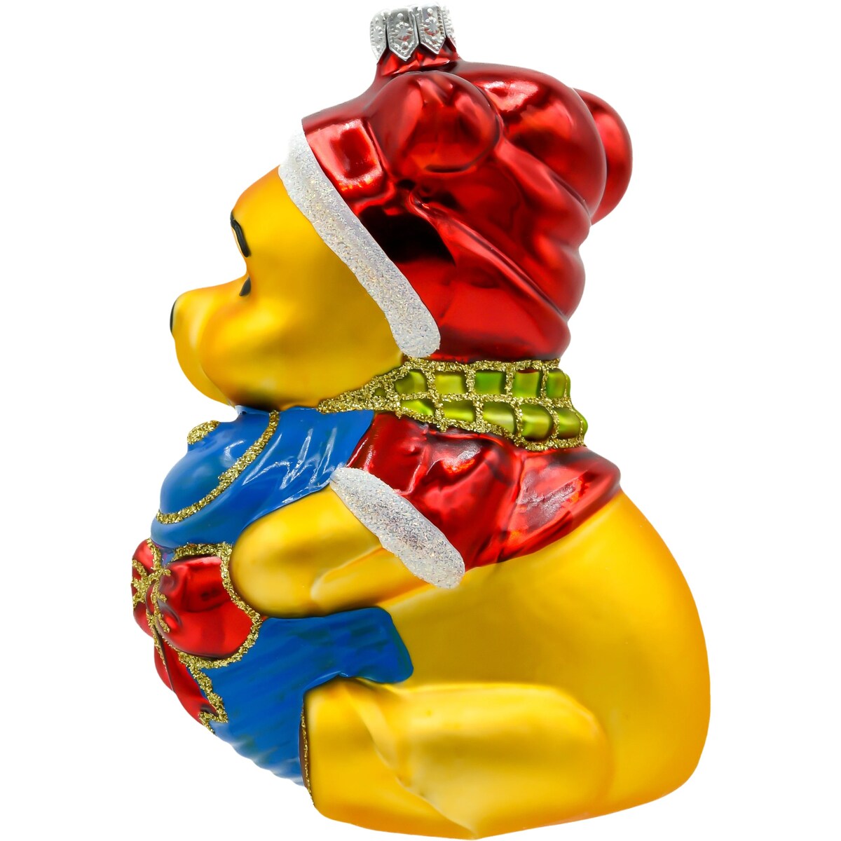 Bombka choinkowa: Niedźwiadek z garnkiem miodu