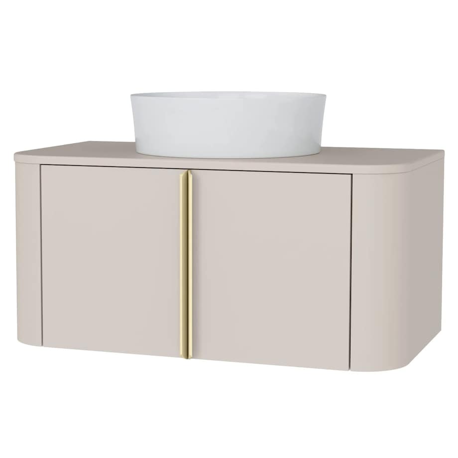 Komoda szafka łazienkowa pod umywalkę 37,6x80,2x43,6 cm POPS beżowa