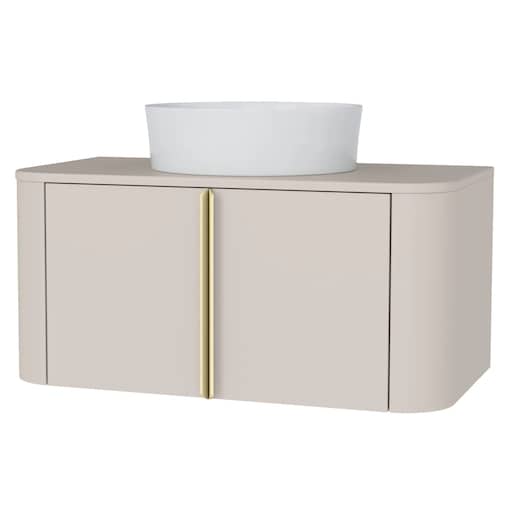 Komoda szafka łazienkowa pod umywalkę 37,6x80,2x43,6 cm POPS beżowa
