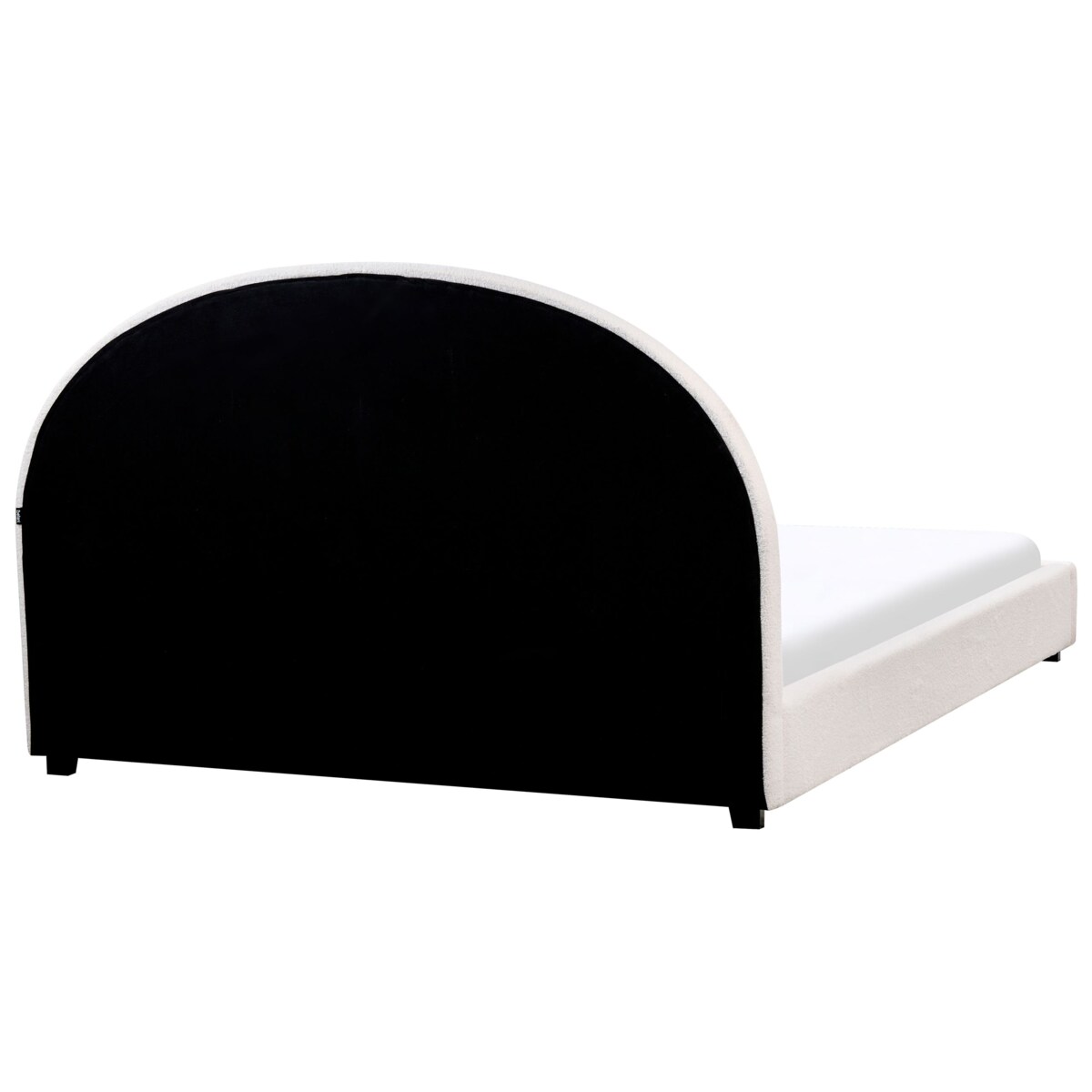 Łóżko wodne Boucle VAUCLUSE 160 x 200 cm Złamana biel