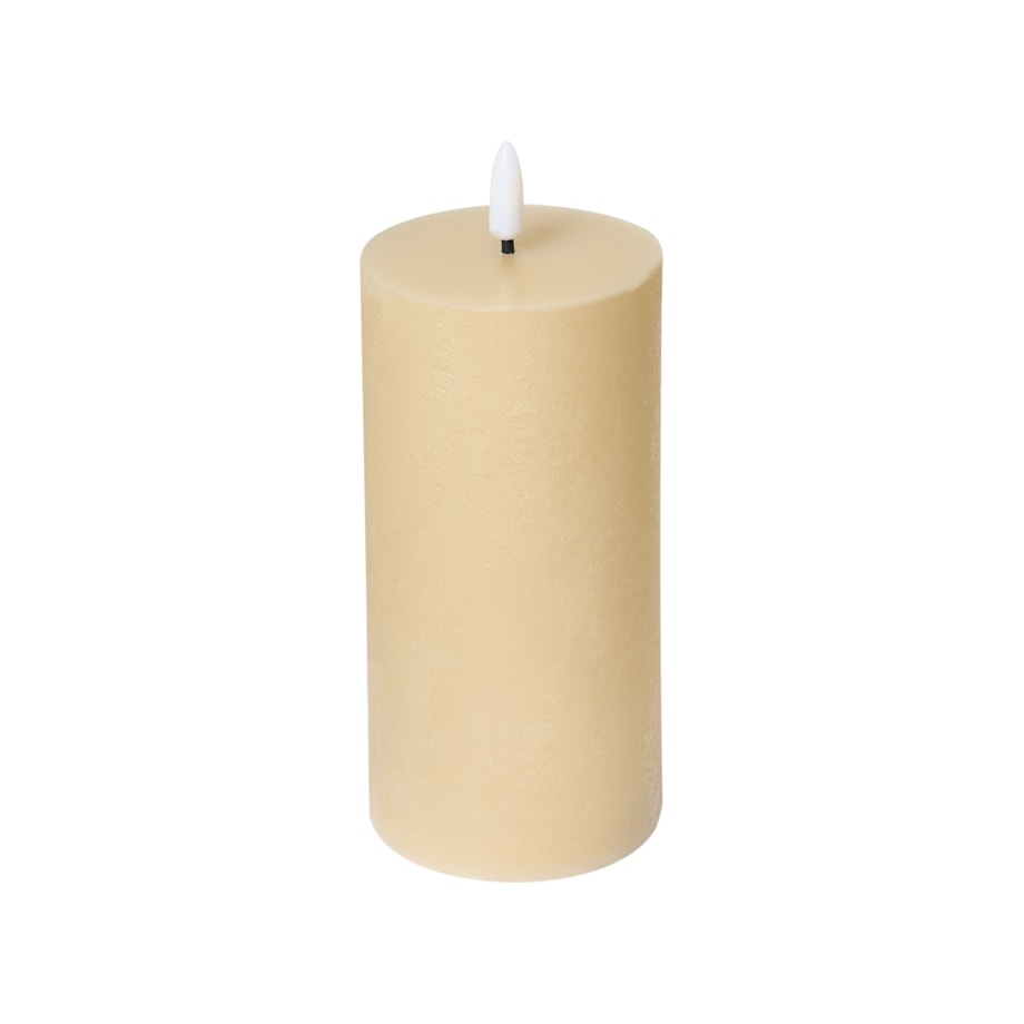 Zestaw 6 świec LED BRAISE 10/13/15 cm Beżowy