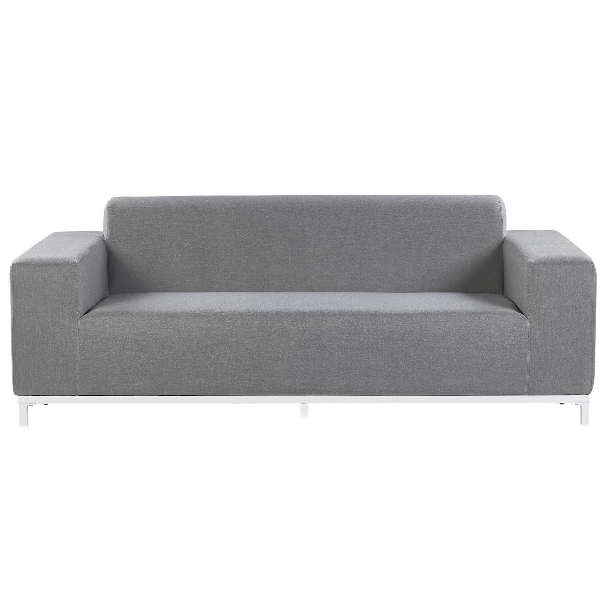 Sofa ogrodowa szara z białym ROVIGO