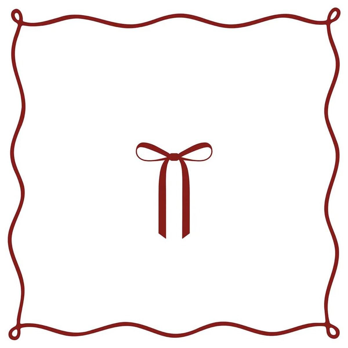 Poduszka świąteczna - elegancka kokardka