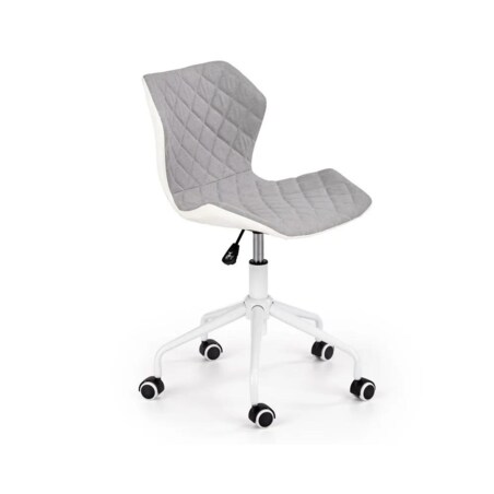 Fotel dla dziecka MATRIX 3 jasno szary/biały