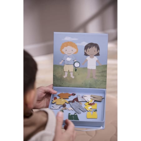 Filibabba Układanka magnetyczna Dress-up - Get ready for your adventure