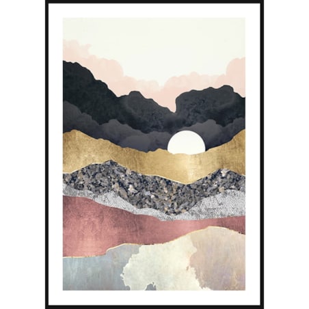 Poster Story, Plakat, Obraz - Abstrakcyjne Góry No3, wymiary 21 x 30 cm