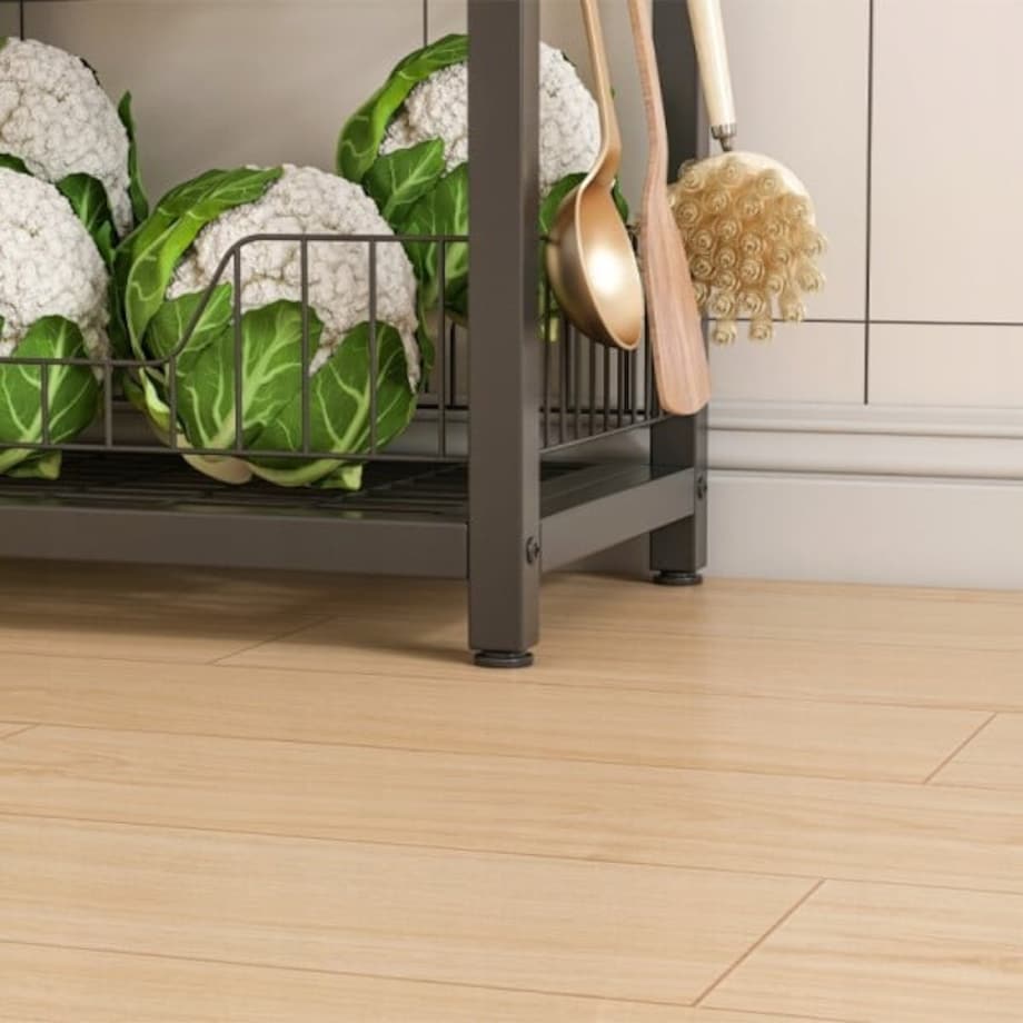 Regał szafka kuchenna ciemny brąz industrialny drewno retro wyspa półka