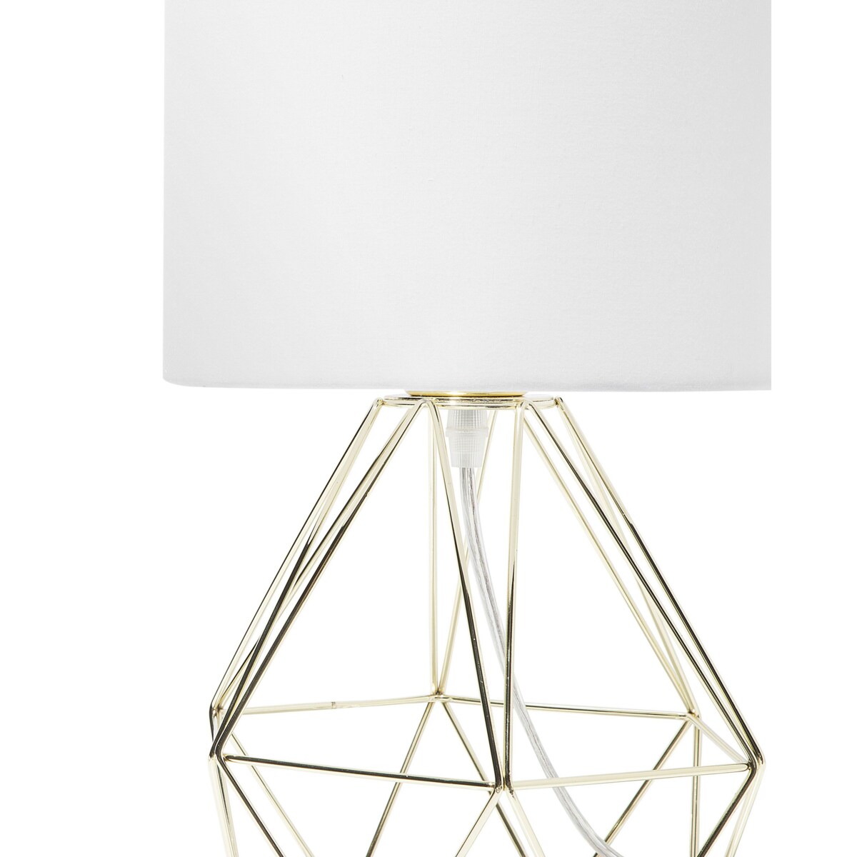 Lampka nocna metalowa złota MARONI