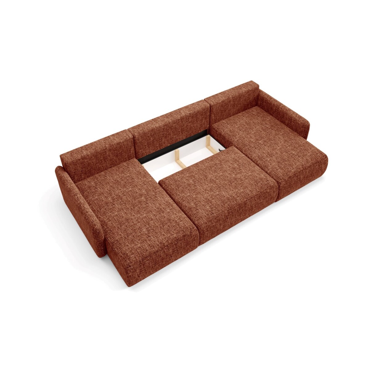 Narożnik LIVELLO U z funkcją spania Kolor: IMO 25