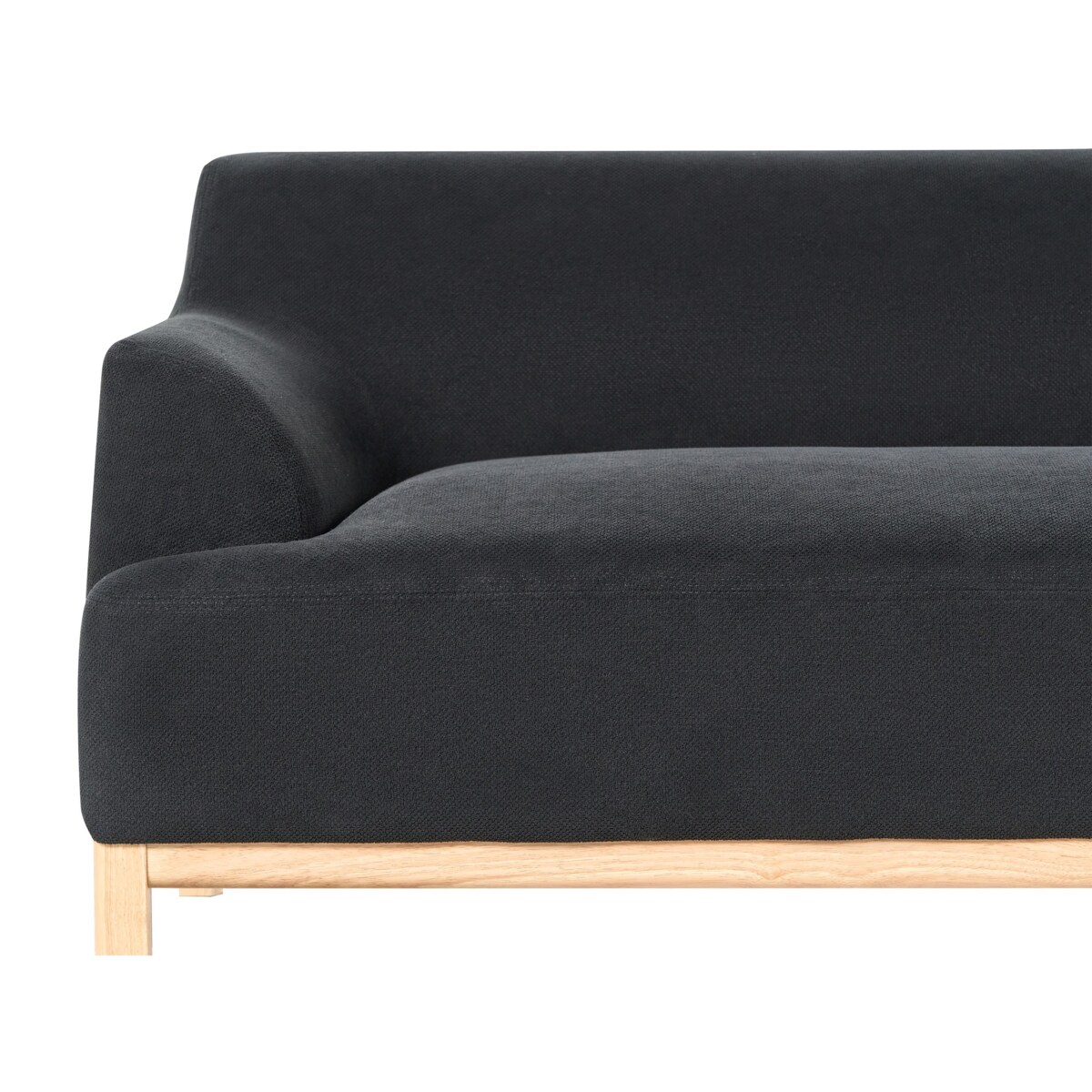 Sofa narożna lewostronna SOSJO Czarny