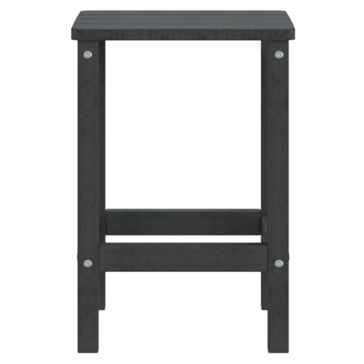 vidaXL Stolik ogrodowy Adirondack, antracytowy, 38x38x46 cm, HDPE