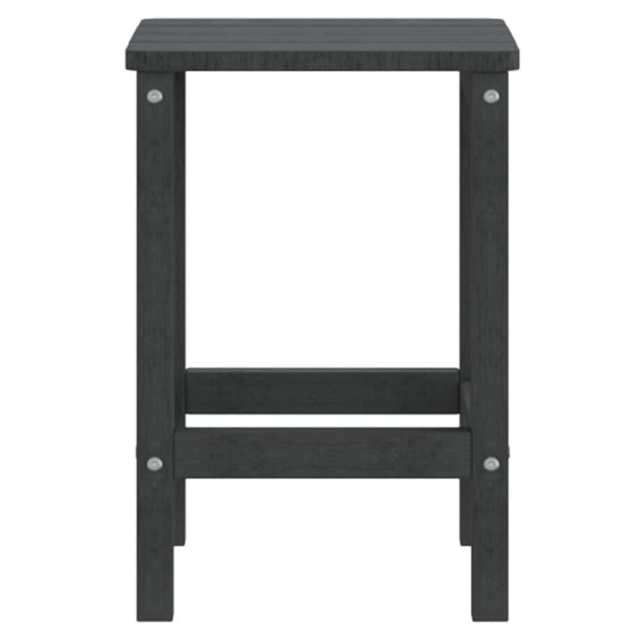 vidaXL Stolik ogrodowy Adirondack, antracytowy, 38x38x46 cm, HDPE