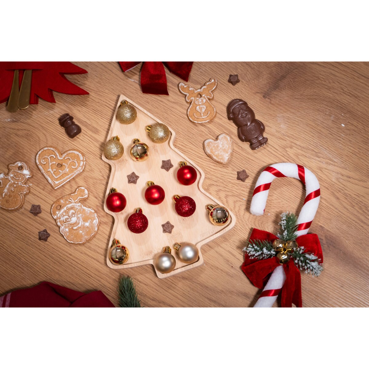 Ozdoba świąteczna Laska cukrowa, 50 cm