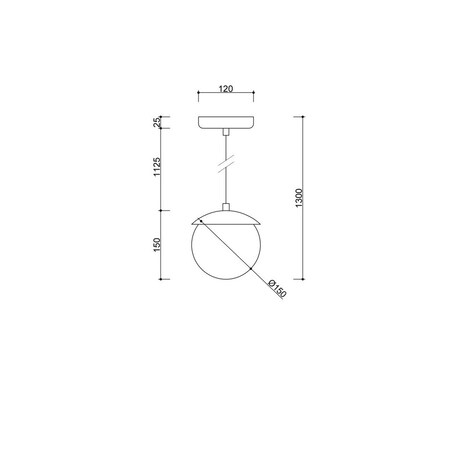 KUUL F burgundowa sufitowa lampa wisząca