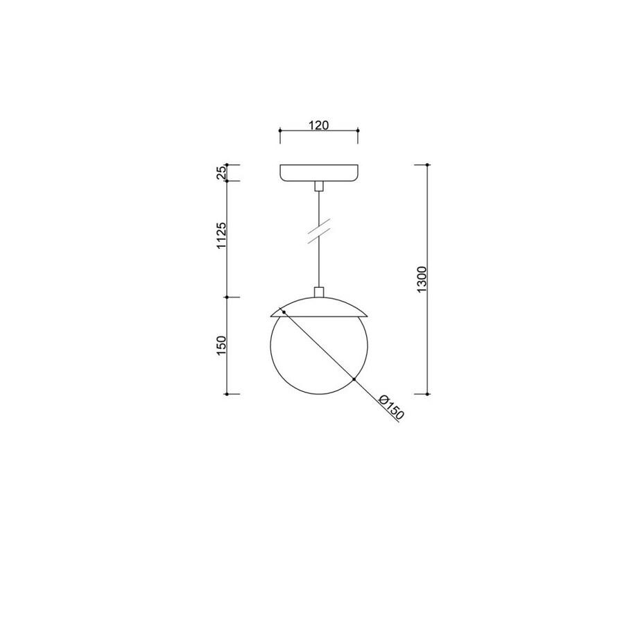 KUUL F burgundowa sufitowa lampa wisząca