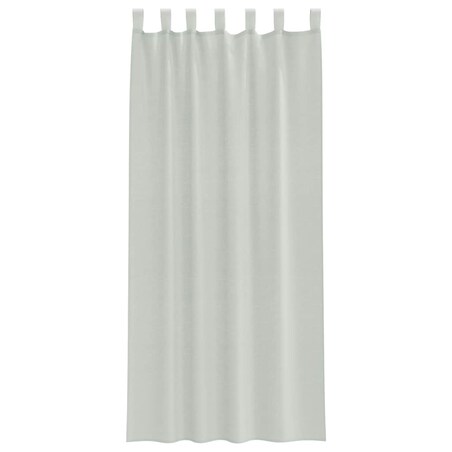 vidaXL Zasłony woalowe z pętelkami 2 szt. Jasnoszary 140x245 cm