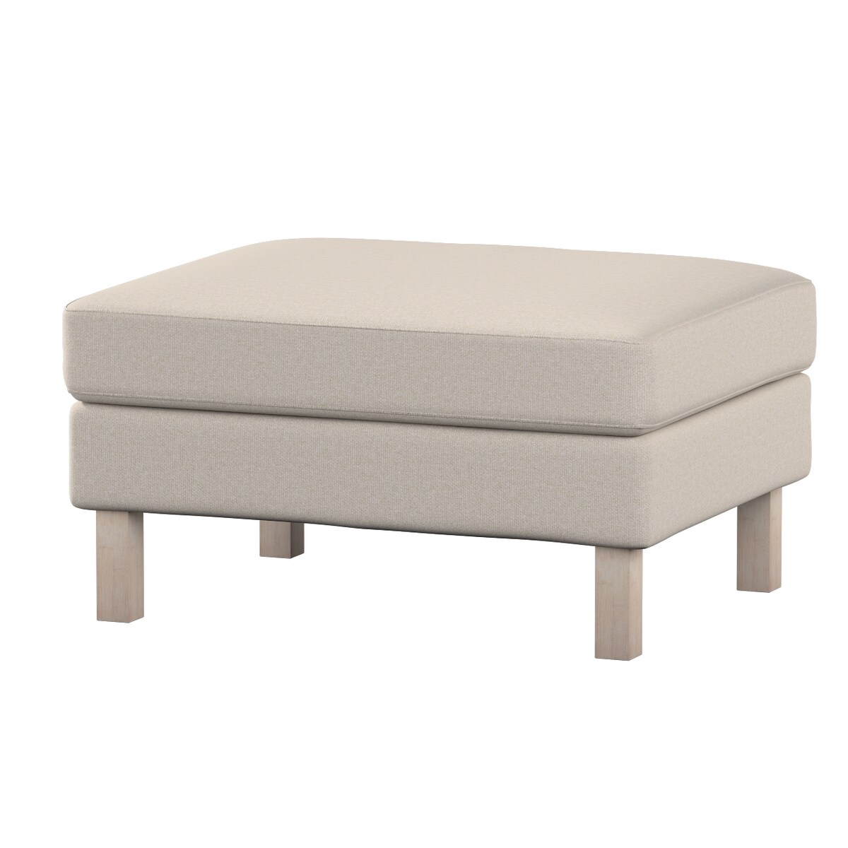 Pokrowiec na podnóżek Karlstad, szary, 61 x 79 x 44 cm, Living