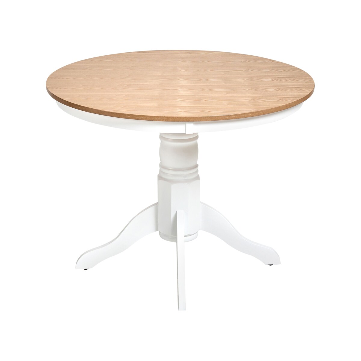 Stół do jadalni AKRON Jesion jasny 100 cm 100 cm Drewno