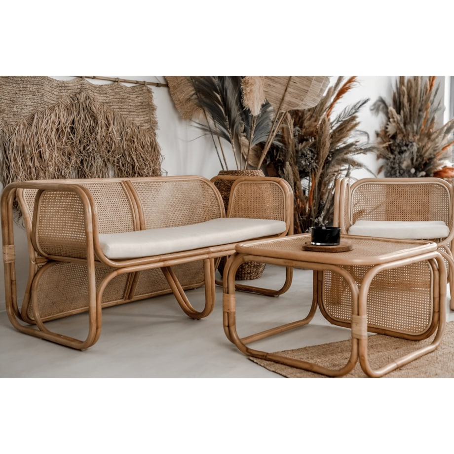 SOFA RATTANOWA ZORBA NATURALNA